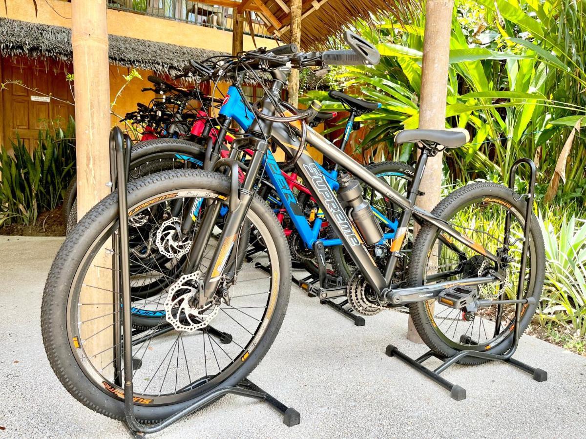 Coco Grove Beach Resort, Siquijor Island Экстерьер фото A bicycle on a bike stand